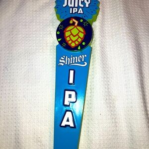 Shiner Wicked Juicy IPA Tap Handle 11 In Blue Green